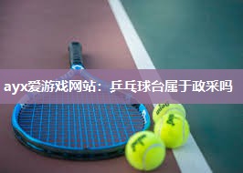 乒乓球台属于政采吗