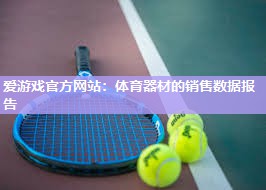 体育器材的销售数据报告